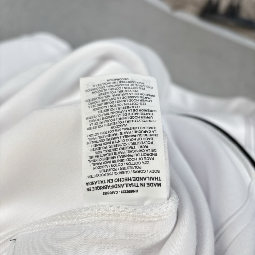 Nike Dri-FIT Showtime Full-Zip Basketball Hoodie Mens 2XL White Performance - Picture 5 of 11